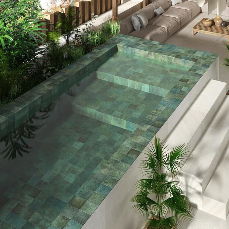 Zwembad tegel, vierkant